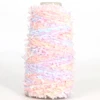 330Meters/Reel Rainbow Butterfly Paper Yarn Colorful Fancy Blend Partner Thread for Hand Knitting Summer Sweater Supplies 2