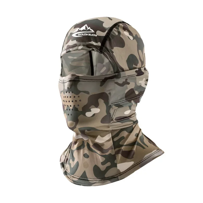 Camouflage Mask Cycling Balaclava Full Cover Face Mask Cap Quick Dry Lycra Summer Sun Ultra UV Protection Outdoor Ski Hunting 2