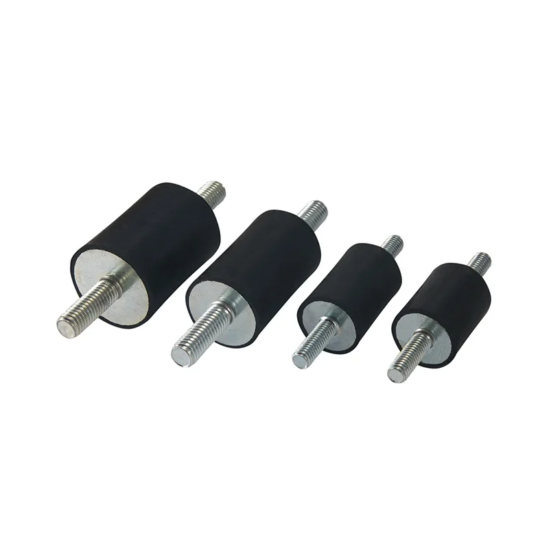 5pcs New 15*10*M4 M4 Rubber Shock Absorber Anti Vibration Pad Rubber-Metal Silentblock Type DD Rubber Mount Flat Base Block