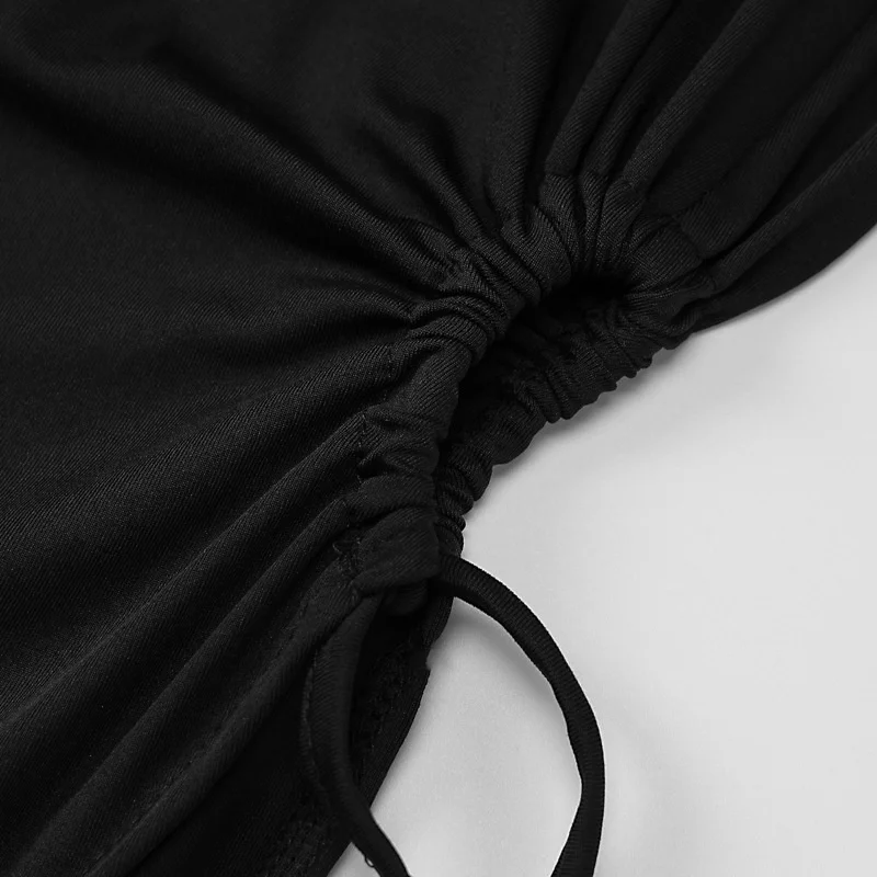 Autumn/Winter Women's New Long Sleeve Dress Lace up Slim Fit Open Back Bodycon Long Dress Party Club Clothing