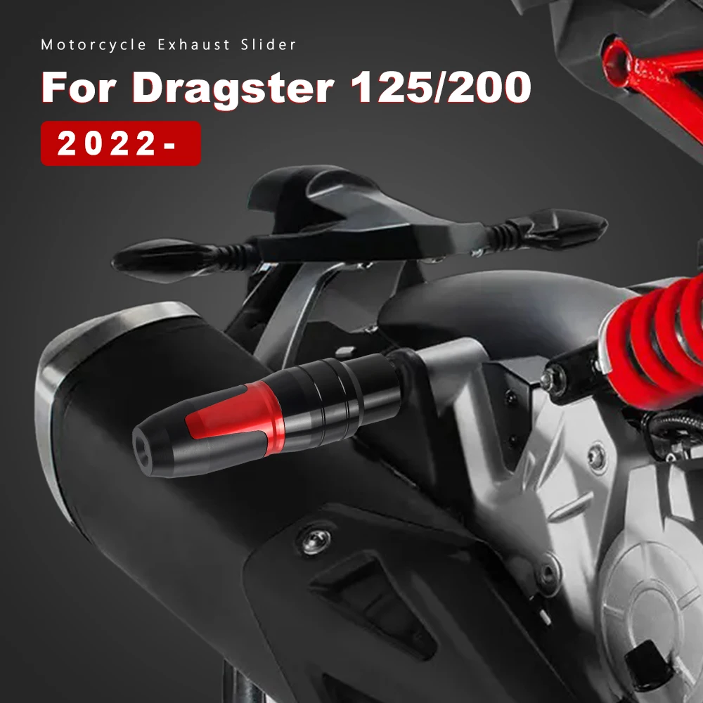 

Алюминиевый противоударный мотоцикл с защитой от падений для Italjet Dragster 200 125 Dragster200 2022 аксессуары выхлопной ползунок
