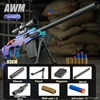 Gun for Kids AWM 98K Soft Bullet Shell Throwing Toy Gun Rifle Sniper Manual Toy Weapons Shooting Games Child Boys Birthday Gifts 4