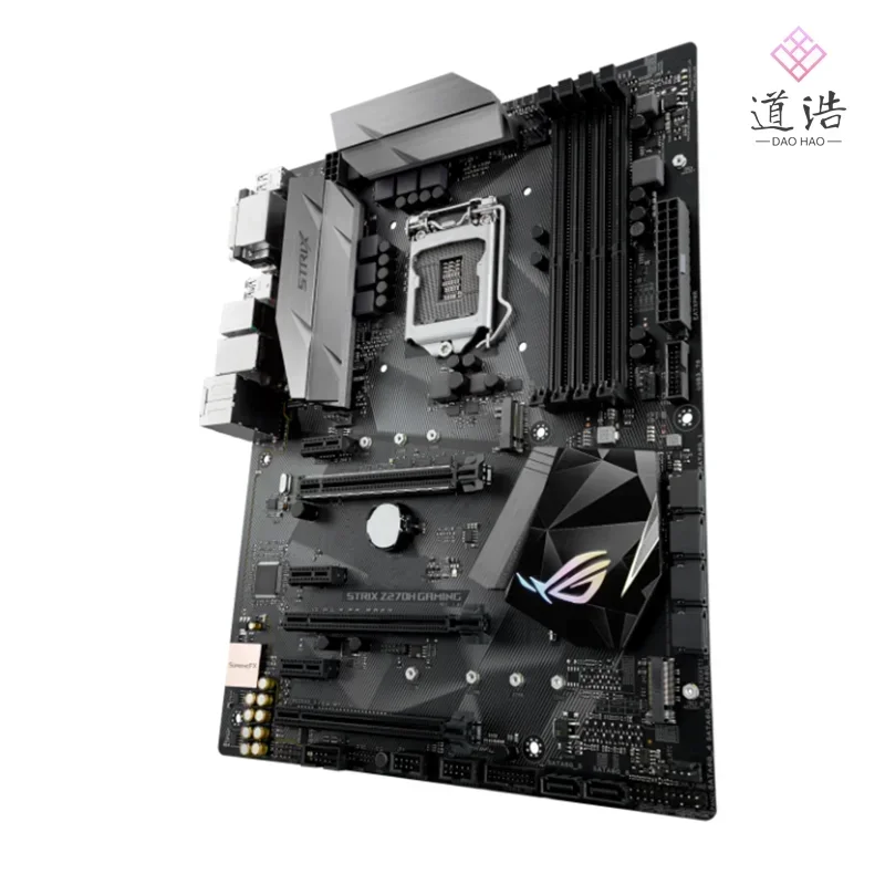 For ROG STRIX Z270H GAMING Motherboard 64GB M.2 DVI HDMI PCI-E3.0 LGA 1151 DDR4 ATX Z270 Mainboard 100% Tested Fully Work 3 For ROG STRIX Z270H GAMING Motherboard 64GB M.2 DVI HDMI PCI-E3.0 LGA 1151 DDR4 ATX Z270 Mainboard 100% Tested Fully Work