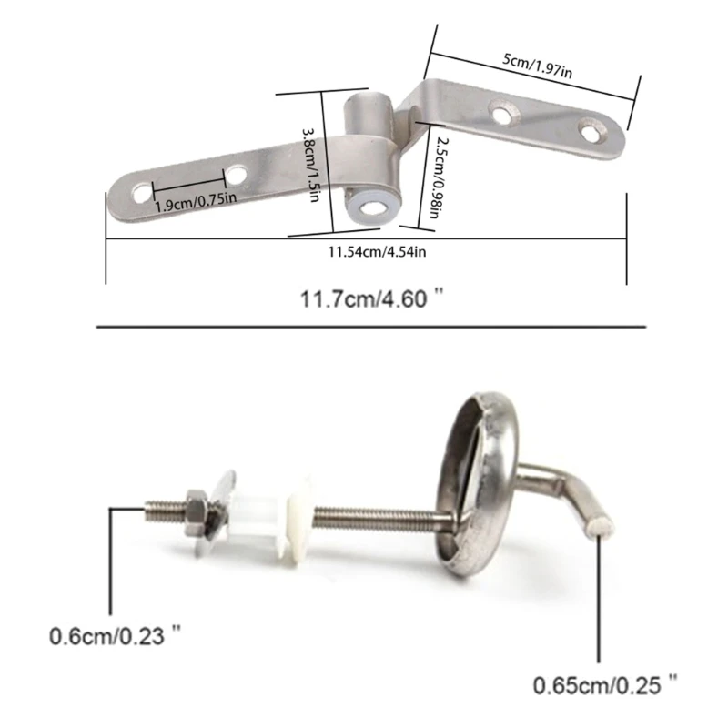Toilet Repair set Bathroom Fixture Toilet Fixture Mounting set Attachment