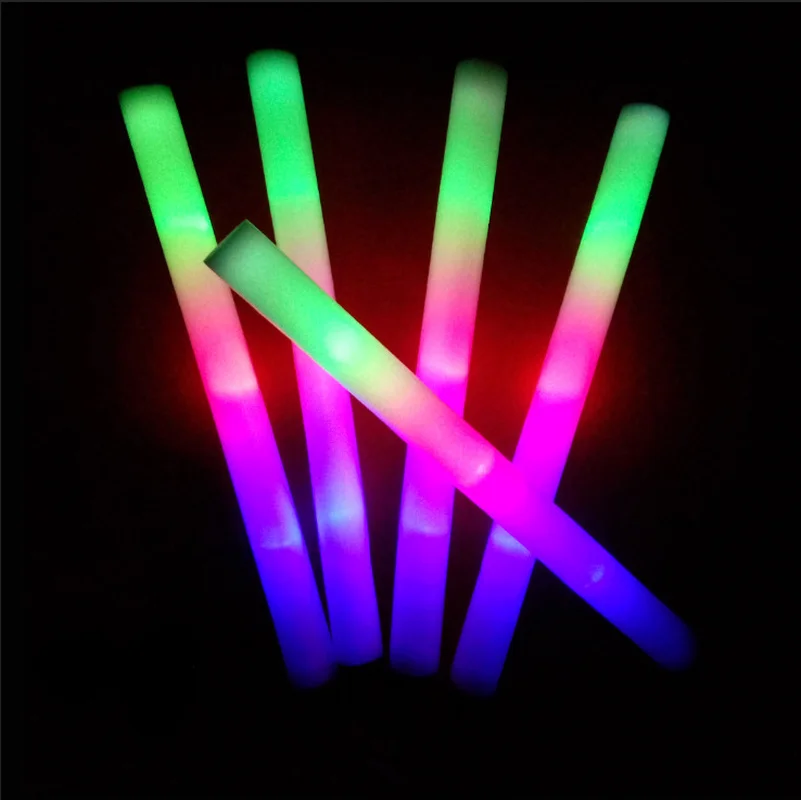 1pcs Light Foam Sticks Glow Party Led Flashings Glow Dark Foam Sticks
