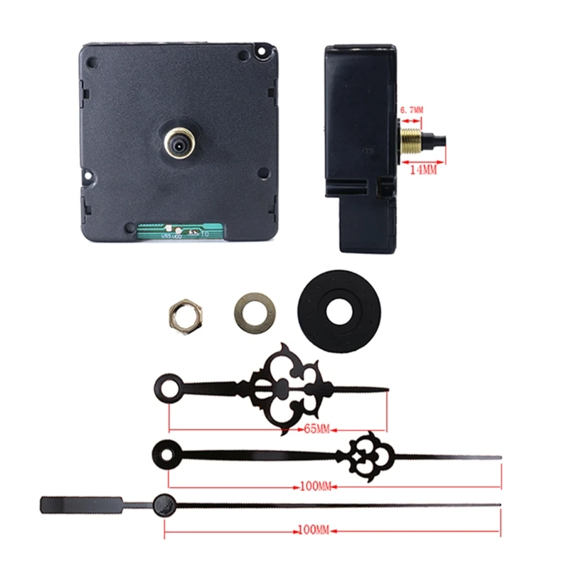 German For Time Zone DCF Radio Controlled Silent Wall Clock Movement Mechanism DIY DXAF wall clock movement