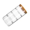 4 Pcs Multi Layer Storage Tank High Borosilicate Glass Kitchen Containers Food Jars Insect Proof Bowls Fresh Preservation Home 6