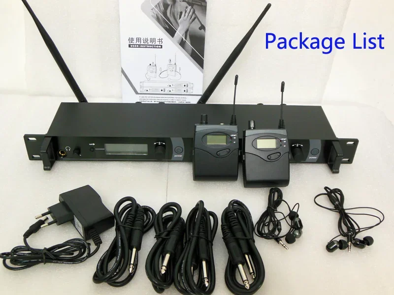 wireless in ear monitor system, internal SR2050 IEM 2 Receiver Monitoring System Dual Transmitter In Ear Professional Stage