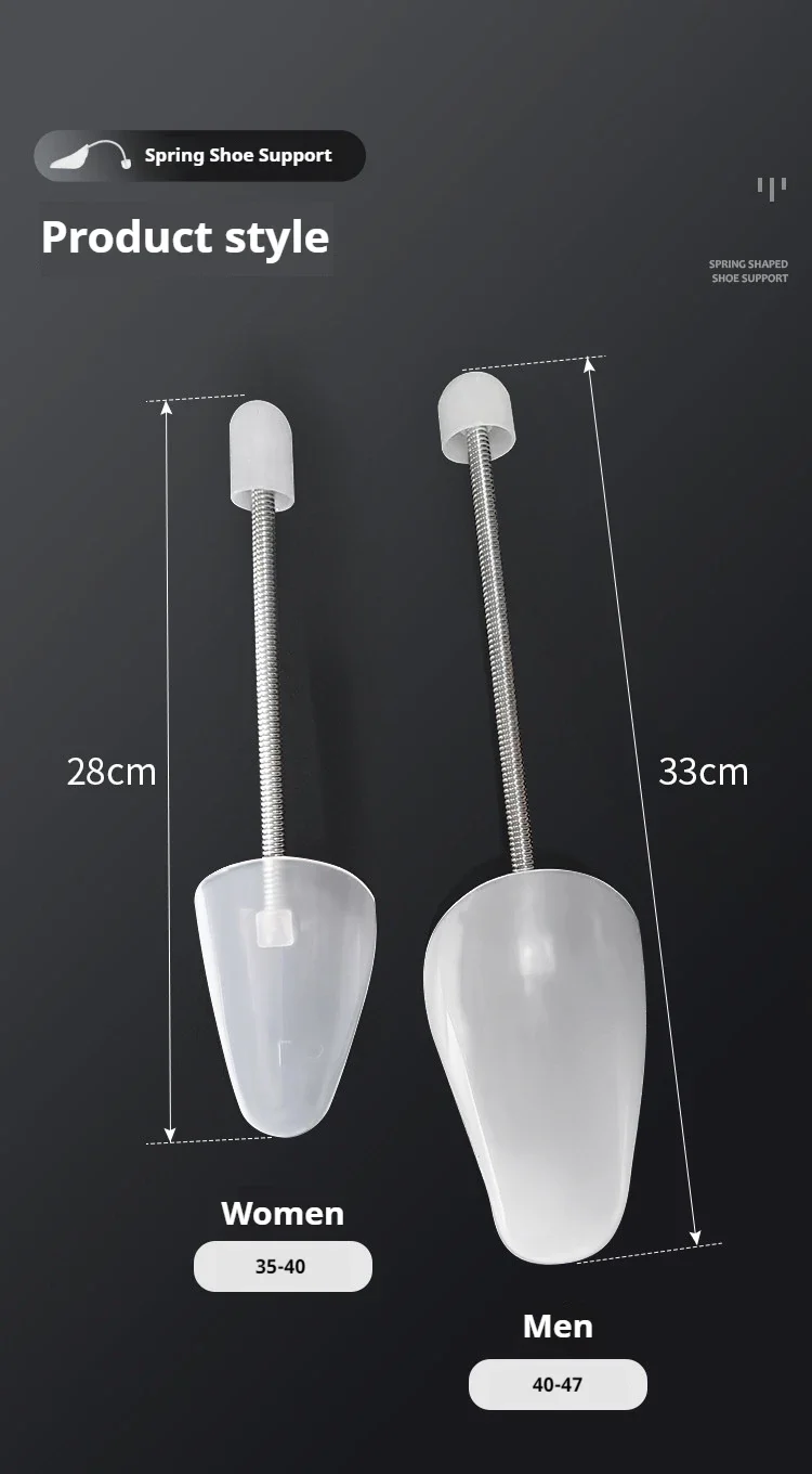 NEUE Frühling Schuh Bäume Anti Verformung Innere Unterstützung Schuhe Bahre Gestaltung Anti Falten Schuh Hält Männer Frauen Schuhe Baum 2Pcs – Detail 3