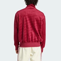 Veste de football zippée en velours pour homme Adidas Authentic Trefoil JV9271 3