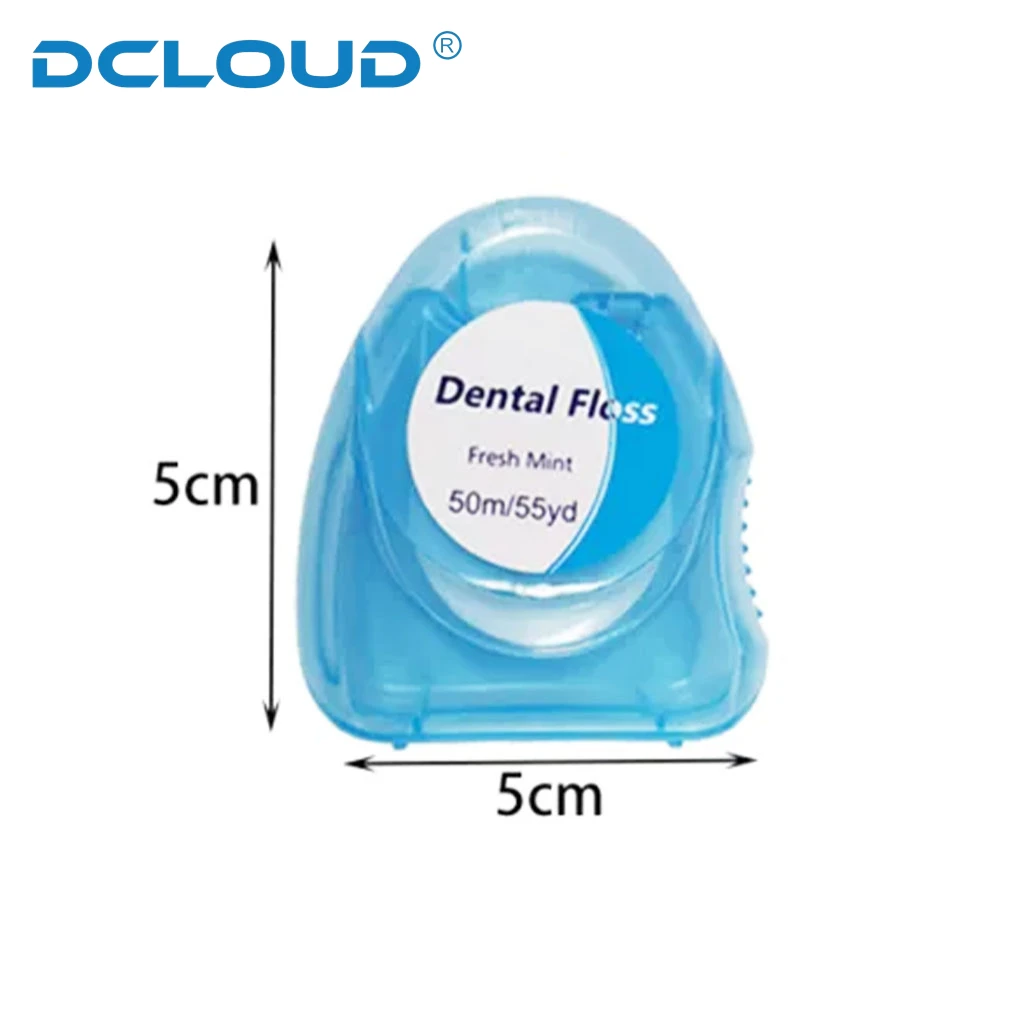 50m/Roll Dental Flosser Micro Wax Mint Flavor Interdental Brush Teeth Stick Toothpicks Floss Pick Oral Hygiene Clean Wire Portab images - 6