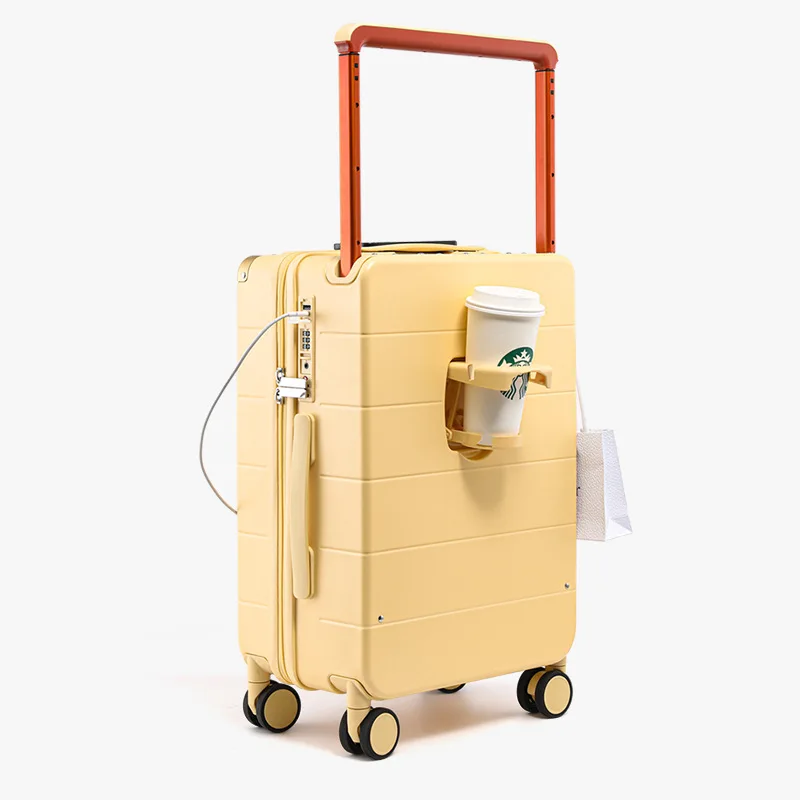 

New multifunctional wide trolley large capacity suitcase LD206