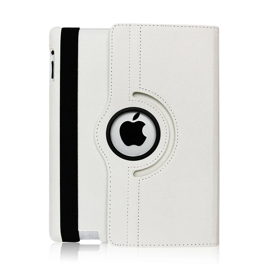 Premium Leather Rotating Case with Sleep-Wake Function