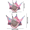 Warm Plush Hamster Hammock Small Animal Double-layer Thicken Sleeping Bag Nest Pets Rat Squirrel Hanging Cage House 6