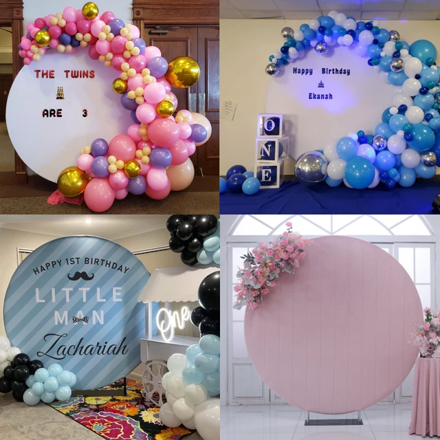 Grainbuds Party Balloon Ív 6,5 Láb/200 Cm Alumínium Virágállvány Wed Dekoráció Ezüst Keret Stabil Háttér -Támogató Háttere - Image 2