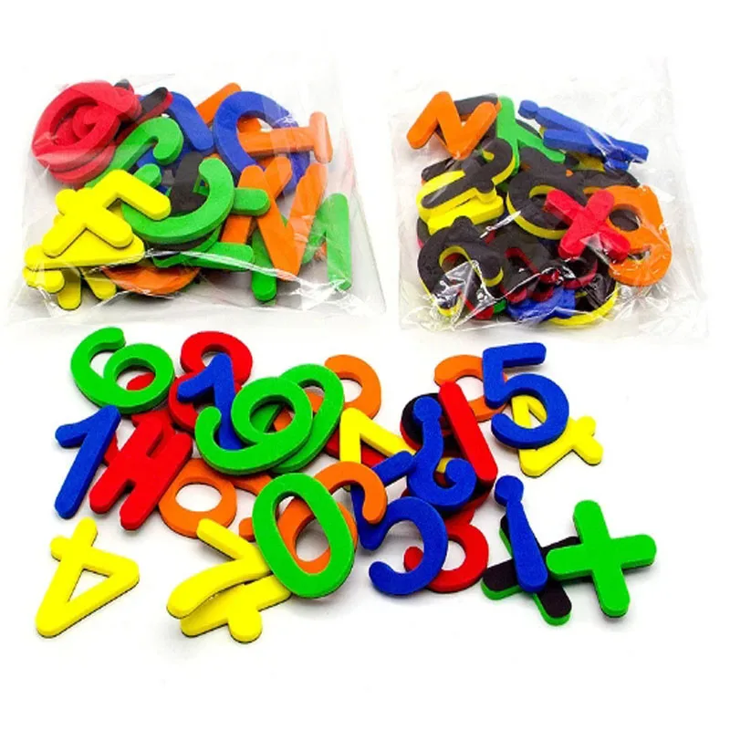 Educational Learning Toy Alphabet Educational Toys Alphabet Lore Magnetic Alphabet Letters EVA Refrigerator Stickers Toddlers Kids Learning Spelling Counting Educational Toys Gift