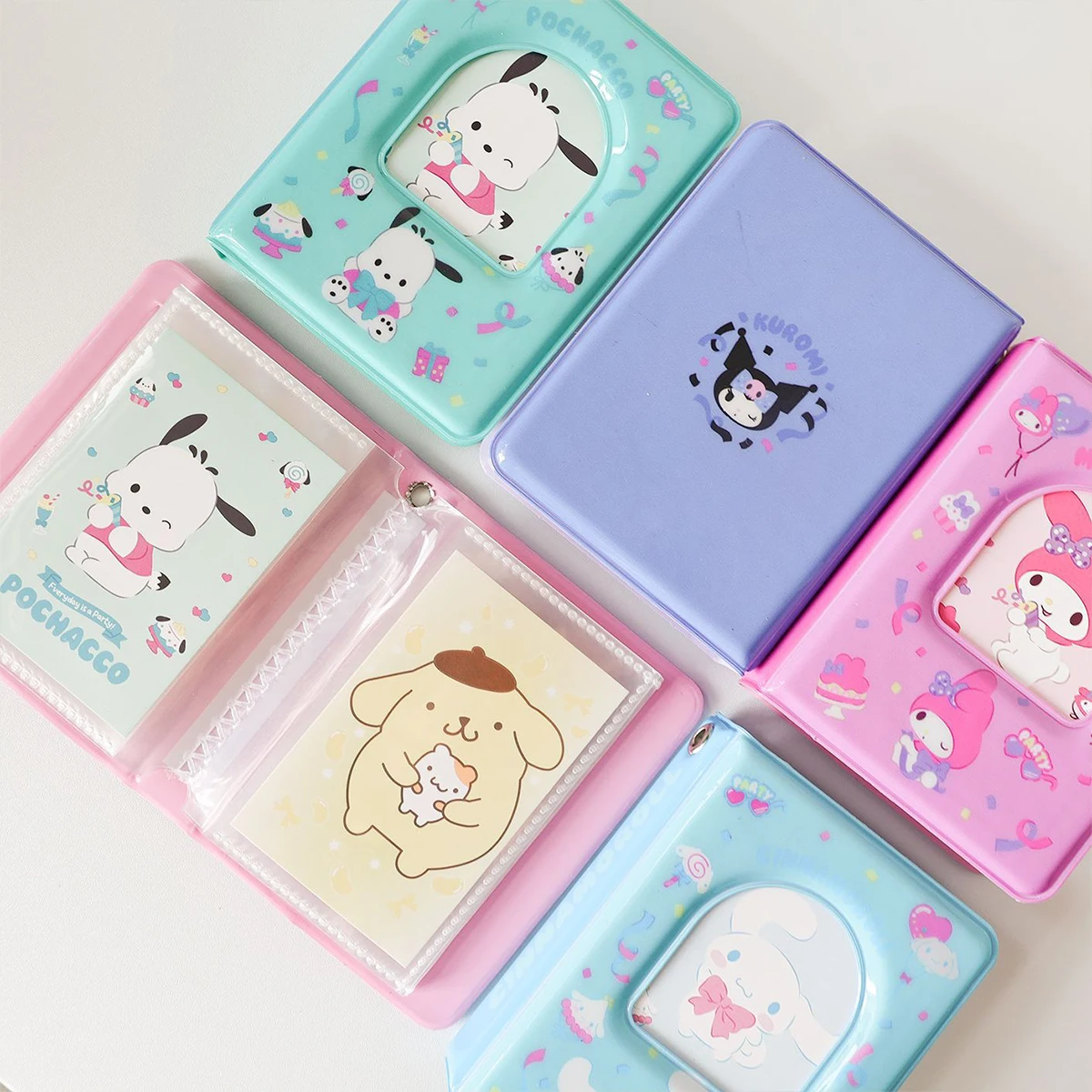 1Pcs Sanrio series card binder portable card holder book for girls birthday supplies card holder