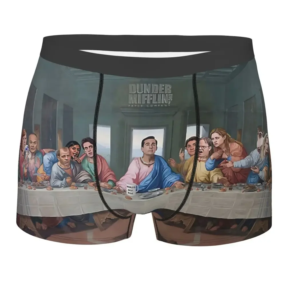

Michael Scott The Office The Last Supper Edition Underpants Breathbale Panties Men's Underwear Comfortable Shorts Boxer Briefs
