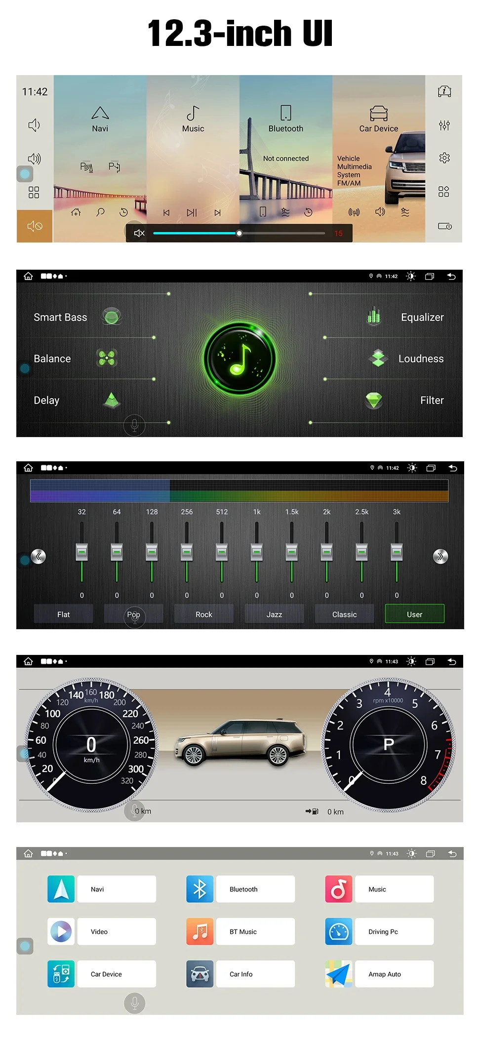 For Land Rover Range Rover Sport L494 2013-2017/Executive 2017-2019 CarPlay Andr