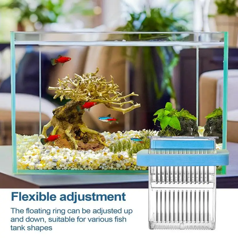Guppy Breeder Box Floating Clear Frame Hatching Box Aquatic Life Hatchery Incubator Tank Clear Divider Resting Case
