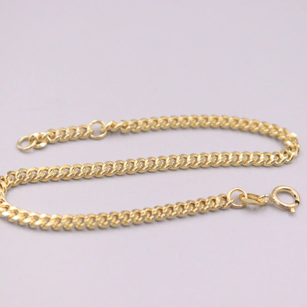  ǻ  18K ο  3mm Ŀ ũ ü, 18cm   Au750
