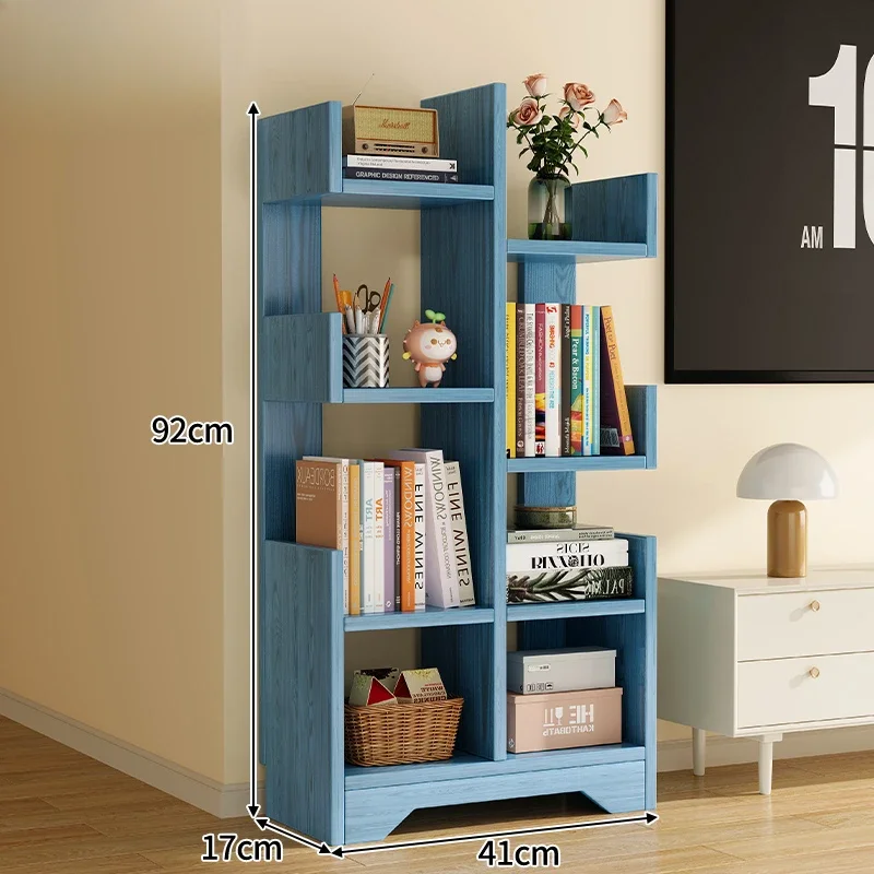 Bookshelf Kids Child Storage Cabinet Children Bookcase Bookstore Accessories Book Shelf Furniture Organize Toys White Meuble