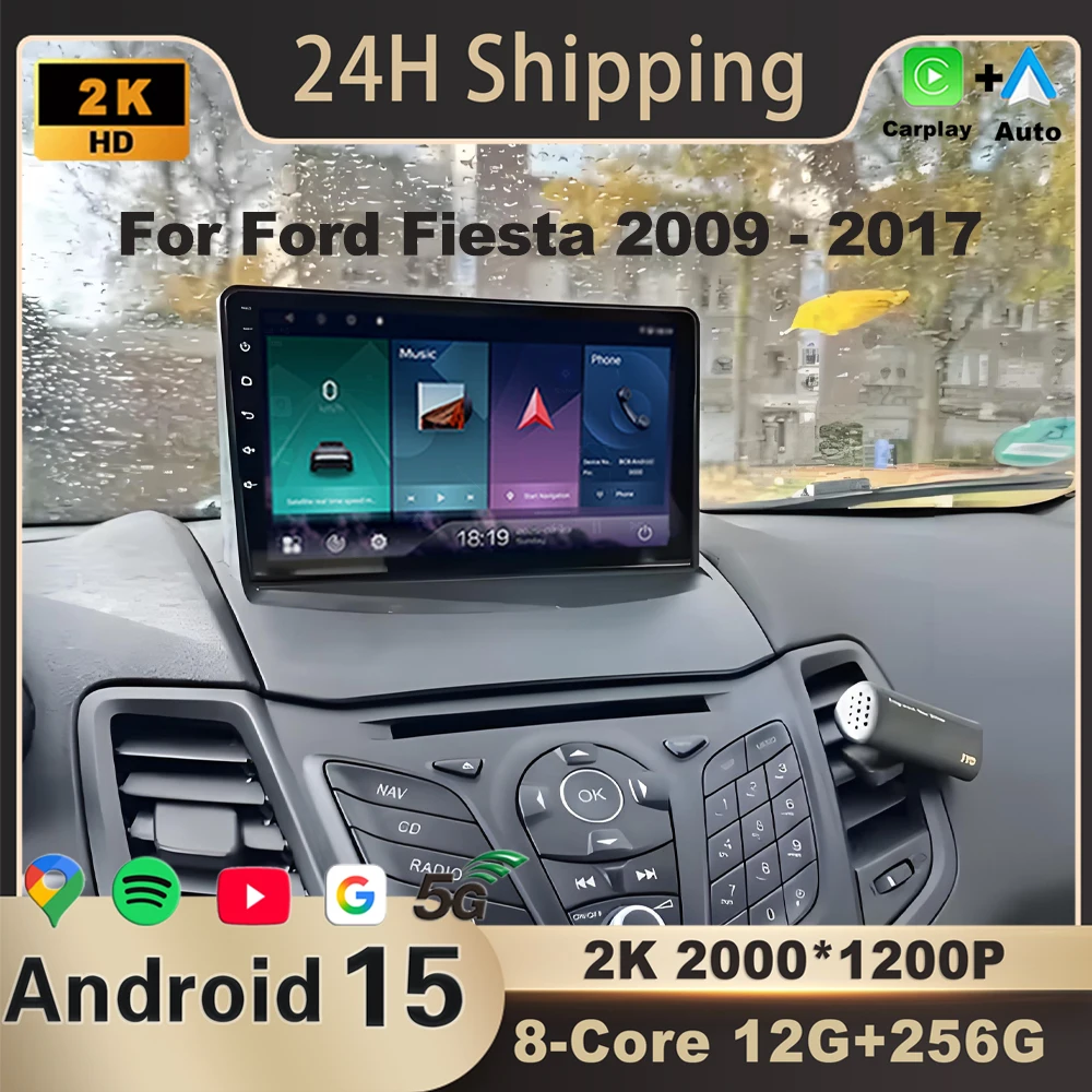 Bracciolo Auto Universale Per Ford Fiesta 2009-2017 – Console Centrale Con Portabevande E Doppia USB Ricarica Rapida – Pelle Resistente, Nero - 4