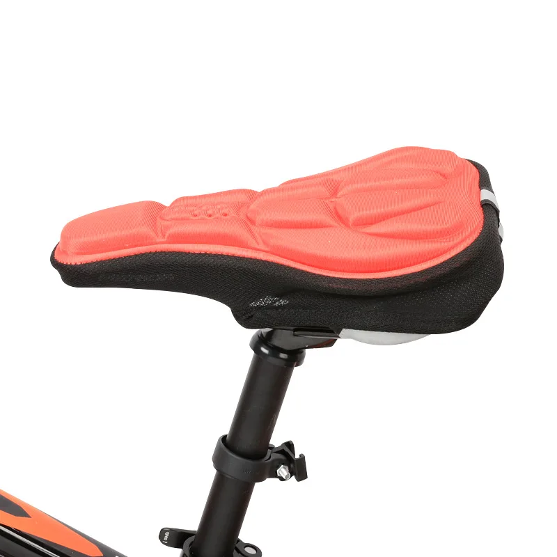 Bicycle Saddle Cover Soft 3D Bicycle Saddle Cover Bicycle MTB Bike Saddle Seat Cover Cushion Sponge Foam Comfortable Saddles Mat Accessory