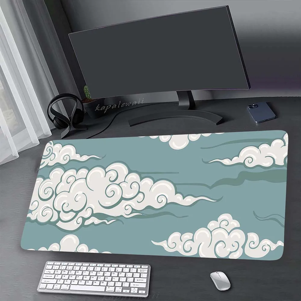 

Cloud Locking Edge Mouse Mat Large Mouse Pad Gaming Mousepad Game Speed Keyboard Pads Rubber Desk Mat Computer mat 400x900mm XXL