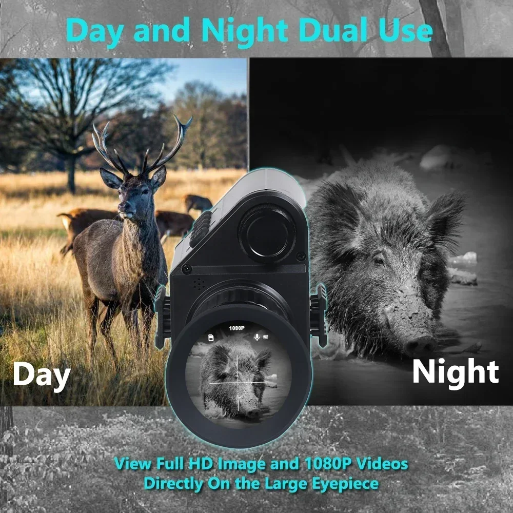Digital Night Vision Riflescopes Infrared Optics Sight Monocular HD 1080P Video Photo Recording Hunting Camera M5