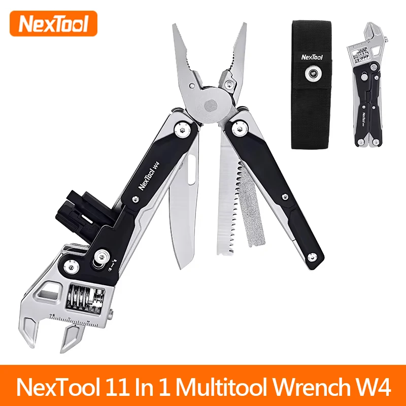 NexTool 조정 가능한 렌치 펜치 W4 다기능 접이식 도구 11-in-1 렌치 펜..