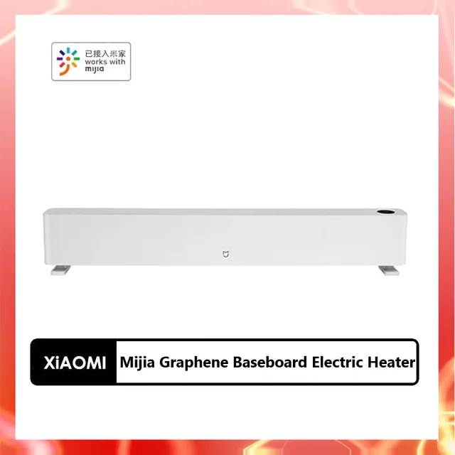 Xiaomi Mijia Graphene Baseboard Electric Heater TJXDNQ04LX 2200W High Power  Whole House Convection Heating Heater Fan Function - AliExpress