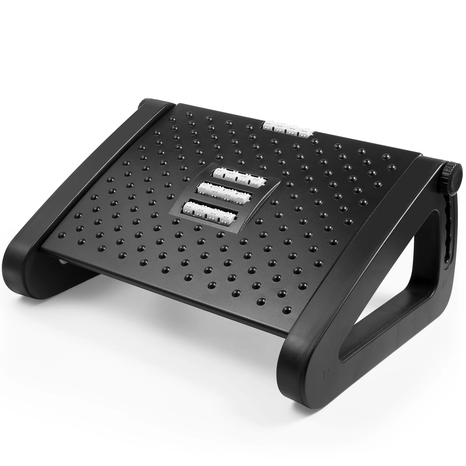 iMissiu Foot Hammock Under Desk Footrest | Adjustable Office Foot Rest  Under Desk Hammock | Portable Desk Feet Hammock with Headphones Holder  (Black)