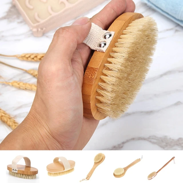 Bamboo Dry Brush, Sisal Bristles