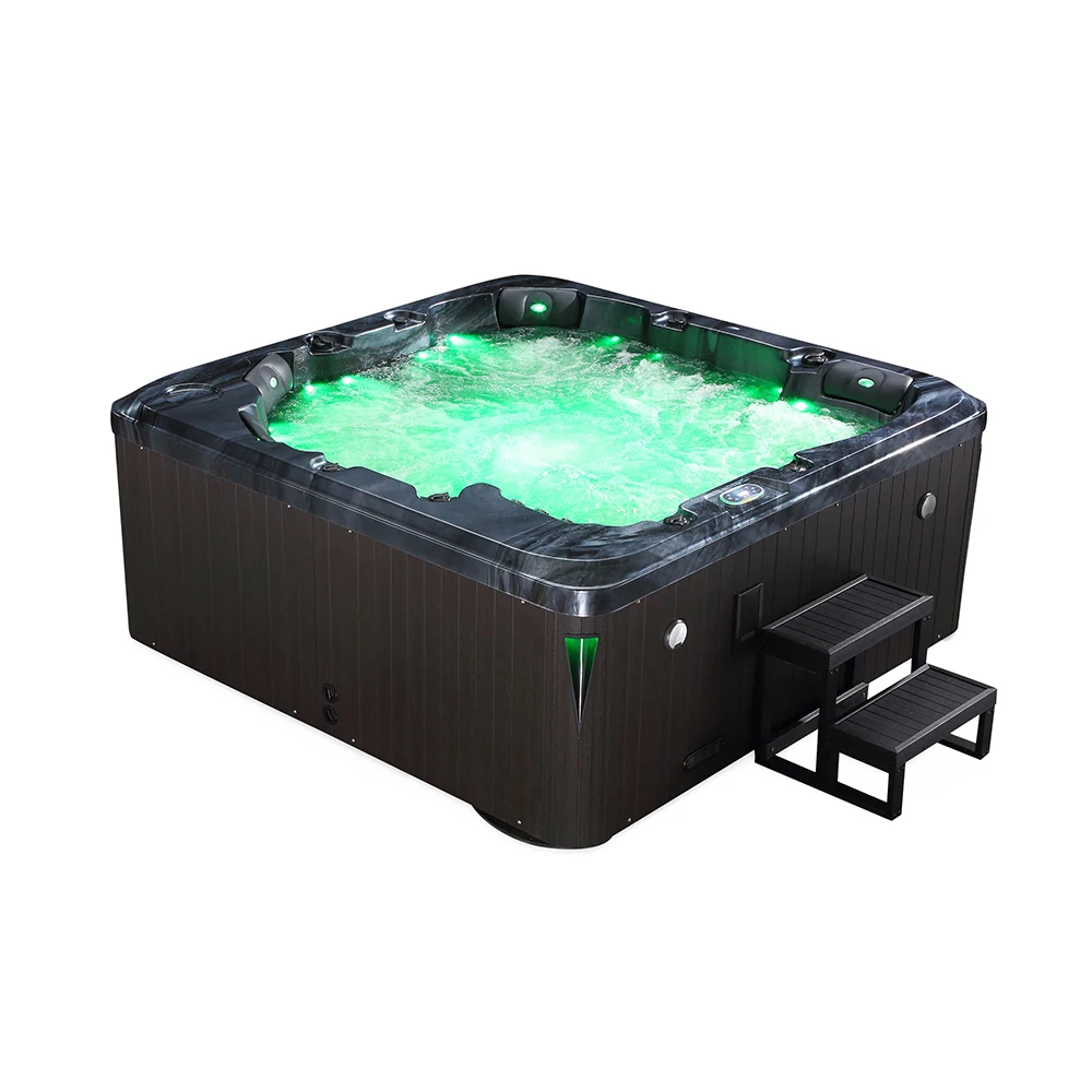 Outdoor Spa Hot Tub Europe Balboa Control 140 Jets Whirlpool With Jacuzzier Function 6