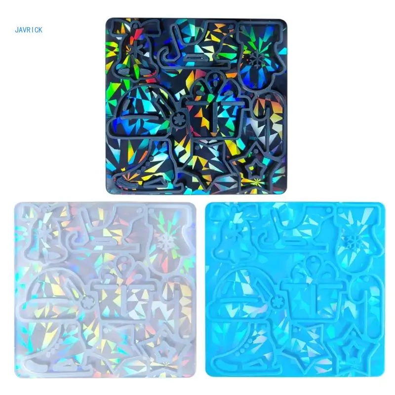 

Hat Resin Molds Easy to Clean Rainbow Effect Sled Skates Pendant Epoxy Mold DIY