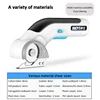 New Cordless Electric Tailor Scissors USB Charging Lithium-Ion Portable Home Tailor Electric Scissors for Cutting Fabric/Leather 5