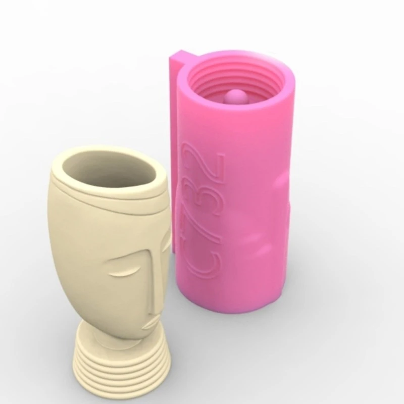 Creative Succulent Planter Silicone Mould for Making Flowerpot Vases Decoration