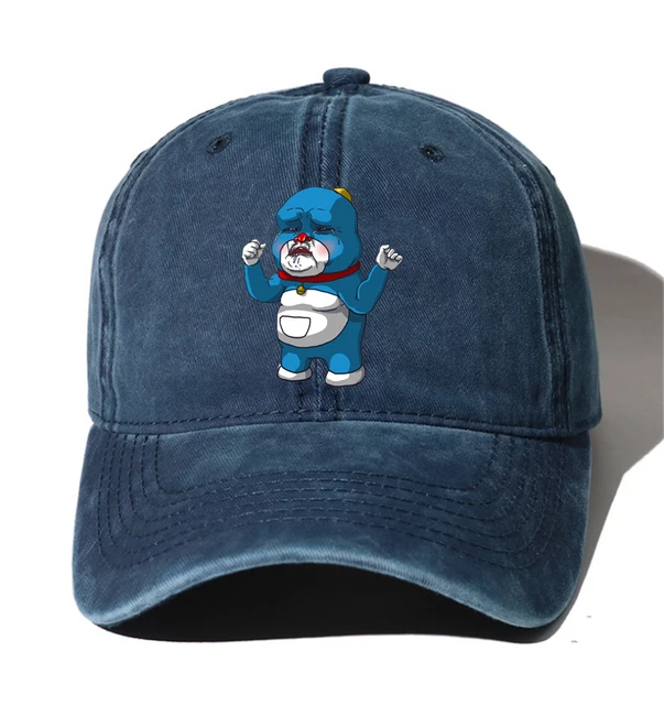 Teenagers Cartoon Denim Baseball Cap Hats: A Cool and Stylish Choice for Anime Fans