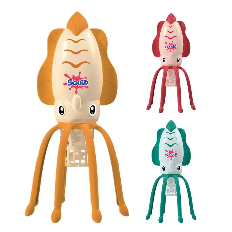 

Squid Bath Toy Cute Realistic Squid Electric Bath Tub Toy Interactive Summer Bath Toy For Kids Floating Water Toy Octopus Pool