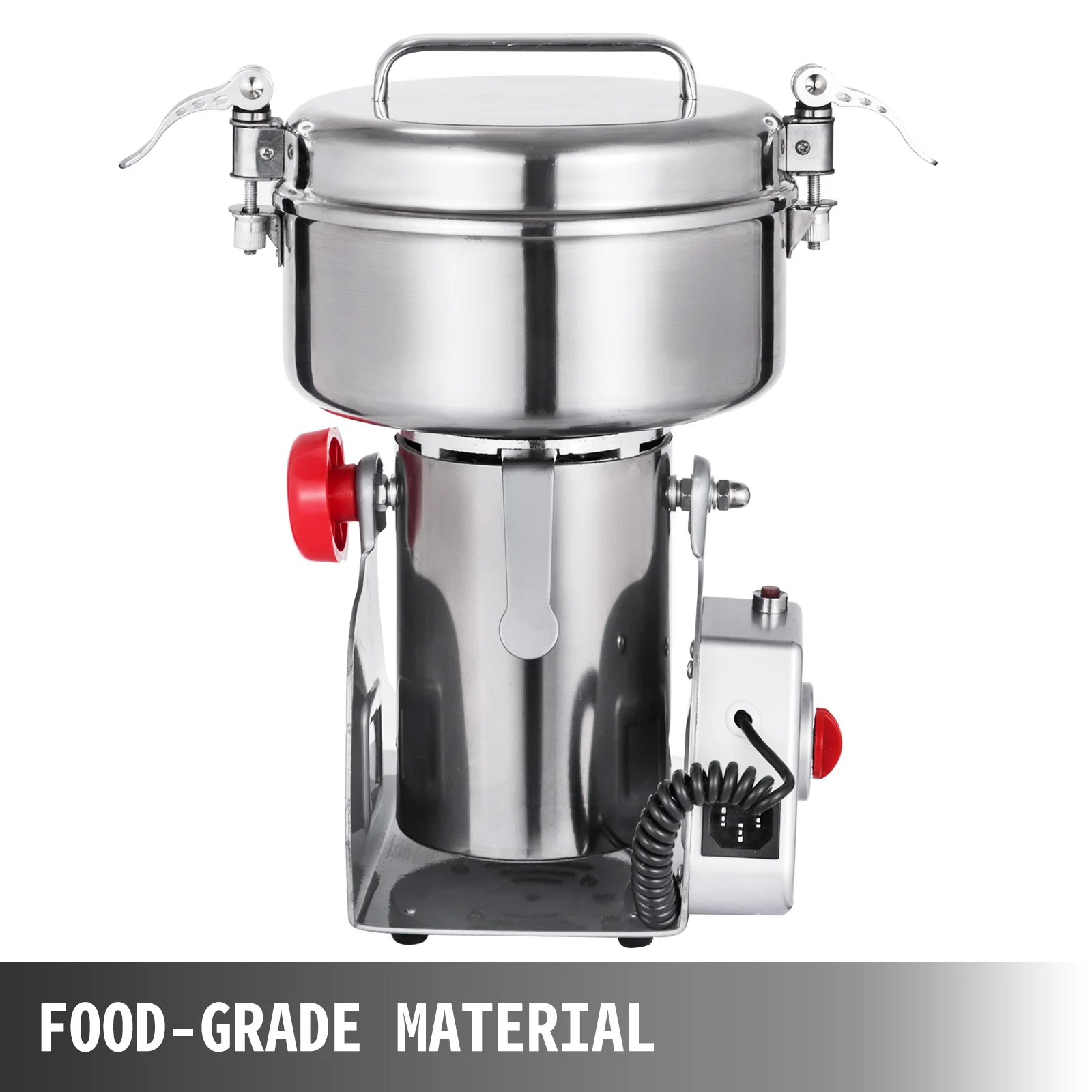 Electric Grinder VEVOR 350G 750G 1000G Electric Grain Coffee Grinder Stainless Steel Grinding Machine for Crushing Wheat Herb Soybean Millet Corn