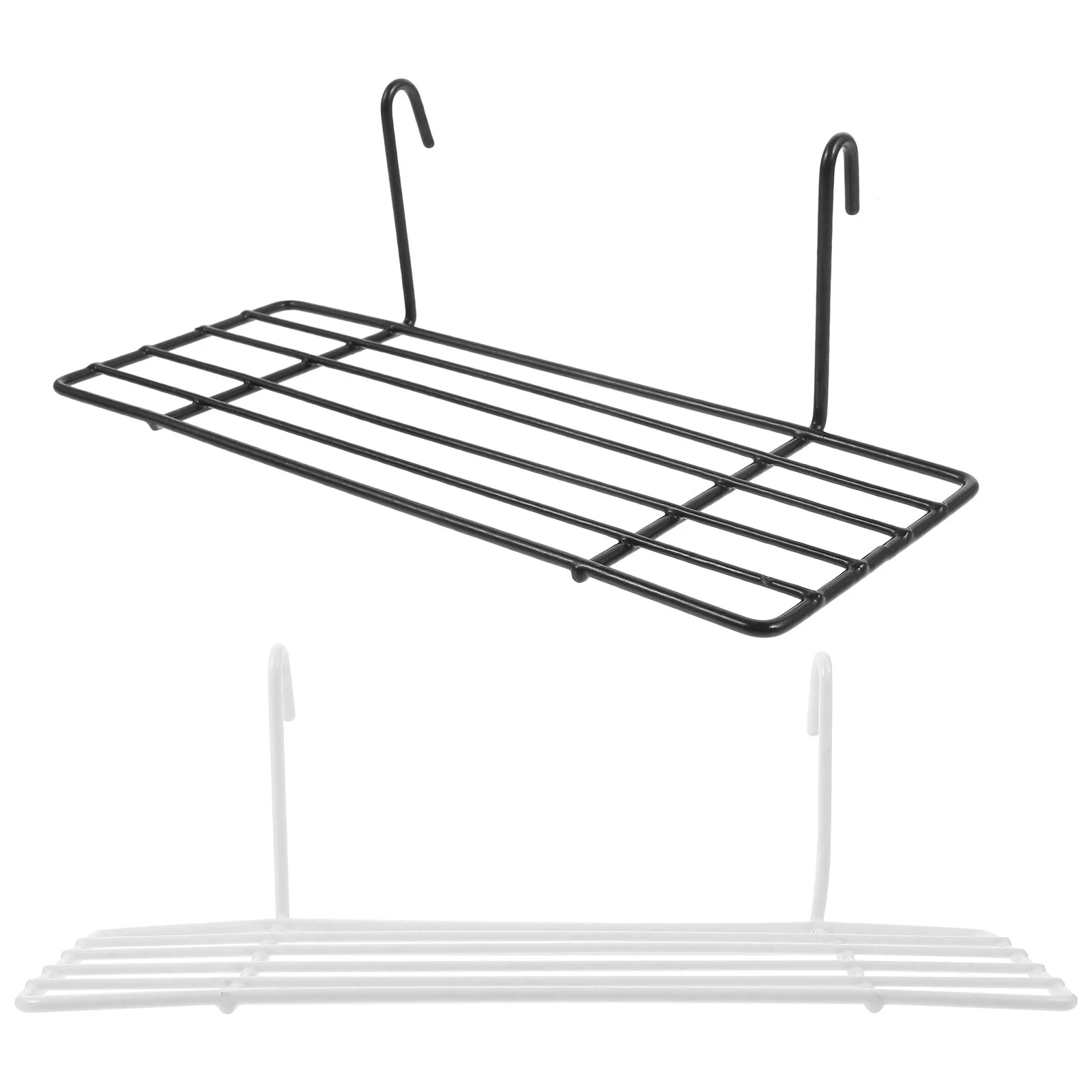 

2 Pcs Bird Cage Wall Platform Drying Rack Clothes Decor Decorative Parrot Toy Decorate
