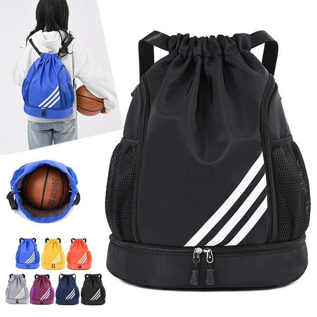 Large Capacity Oxford Drawstring Backpack Outdoor Sport Fitness Storage  String Pouch Waterproof Thick Rope Basketball Yoga Bags - Drawstring Bags -  AliExpress