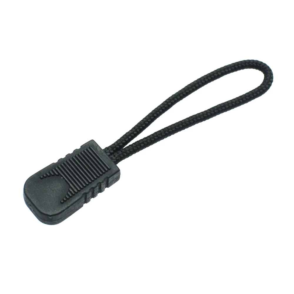 25pcs/pack Zipper Pulls Cord Rope Ends Lock Zip Clip Buckle For Clothing/Bags