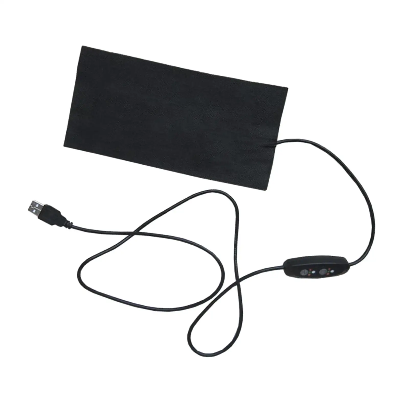 USB Thermostat Heat Preservation Plate, Lunch Box Heating Pad, Temperature Adjustment Warmer Food Plate for Lunch Bag Picnic