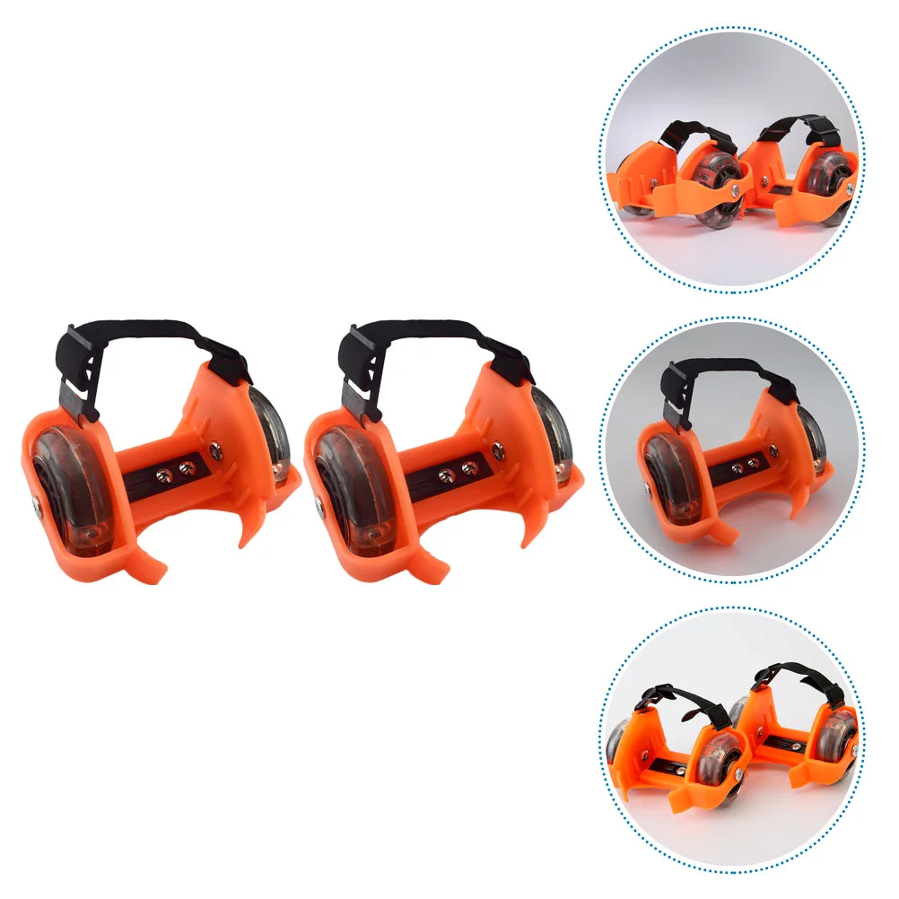 

PVC Three-color Shoes Roller Skates Flash Ice Rolling Women's