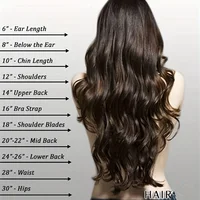 Extensions capillaires synthétiques longues ondulées en forme de U, Extensions capillaires à Clip de 16 pouces/20 pouces/24 pouces pour femmes, accessoires capillaires 6