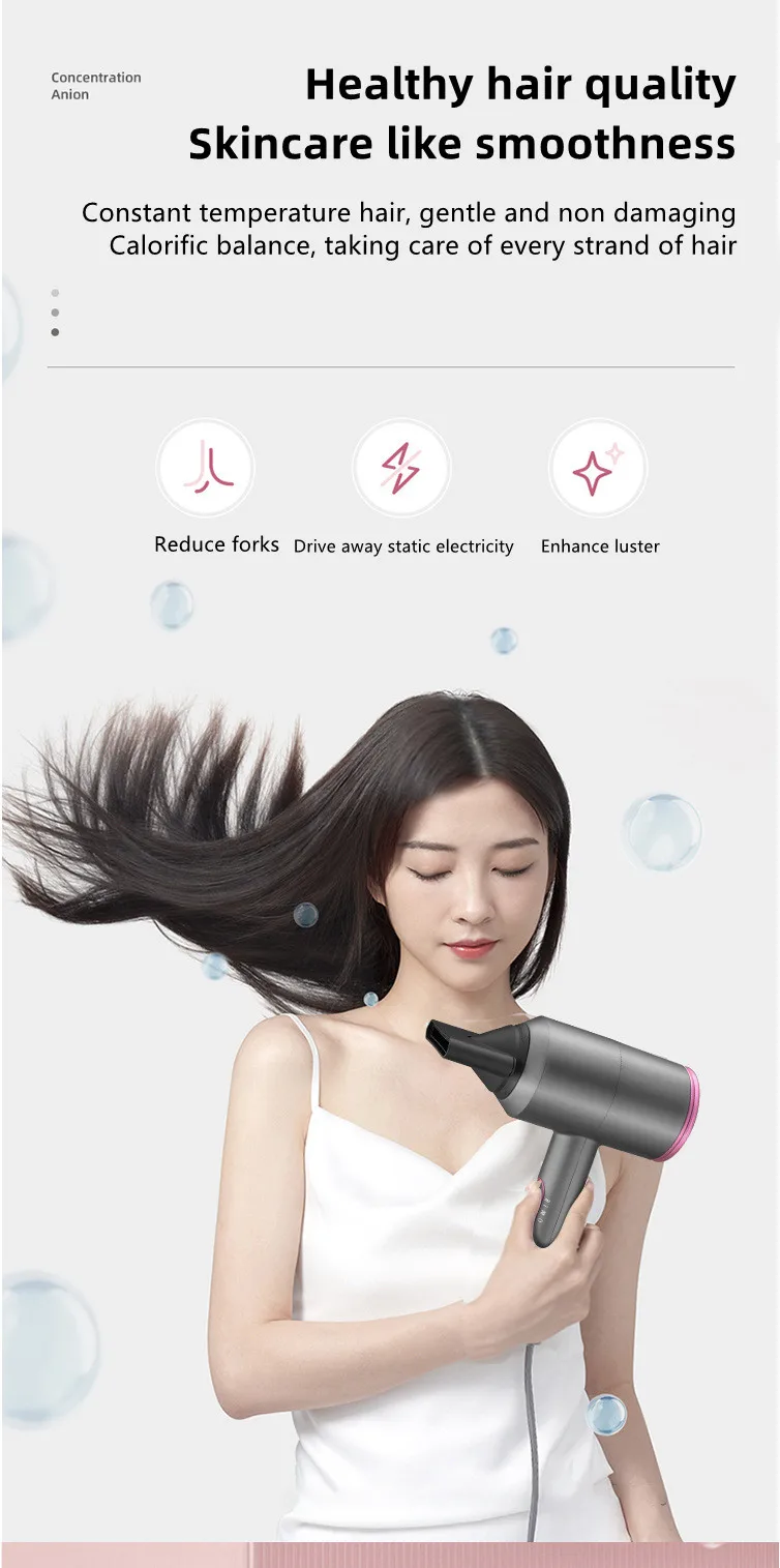 120,000-Rpm High-Speed Motor Constant Temperature Hair Care Dryer, A New Product