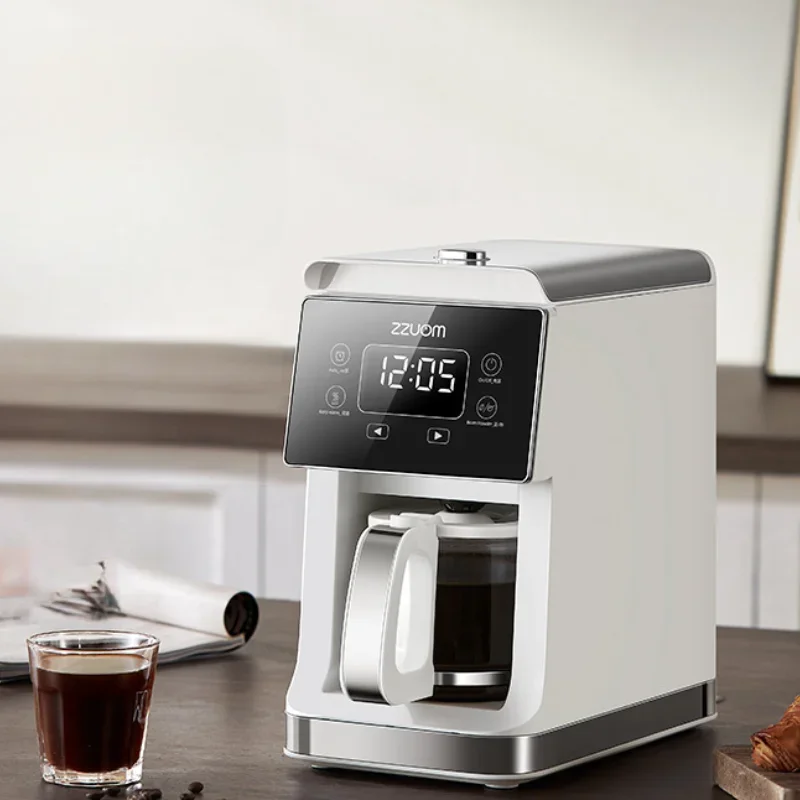 Home American Coffee Machine Fully Automatic Grinding Drip Coffee Maker Small Self-service Freshly Ground Coffee