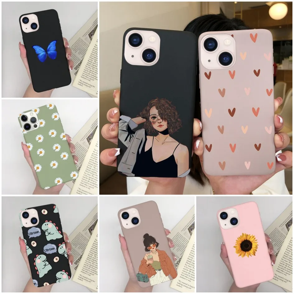 Custodia Per Telefono Per Apple Iphone 13 Mini 13 Mini Custodia Butterfly Girl Heart Cover Morbida Antiurto Per Iphone 13 Pro Max 13Pro Max Funda